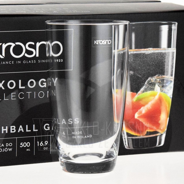 Szklanki do wody, soku, napojów KROSNO Mixology 500ml