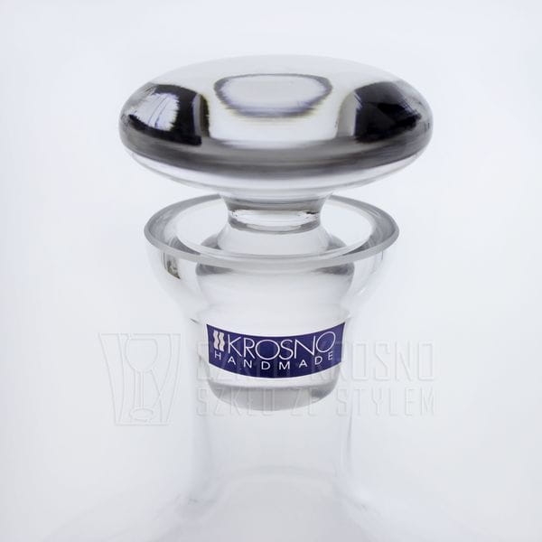 Karafka do whisky "bujająca się" KROSNO Handmade ROLY-POLY 750ml