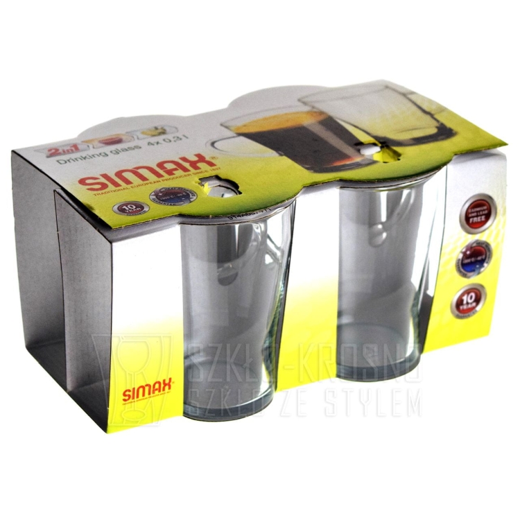 Szklanki żaroodporne Simax Orion 300 ml Kpl. 4 Szt.