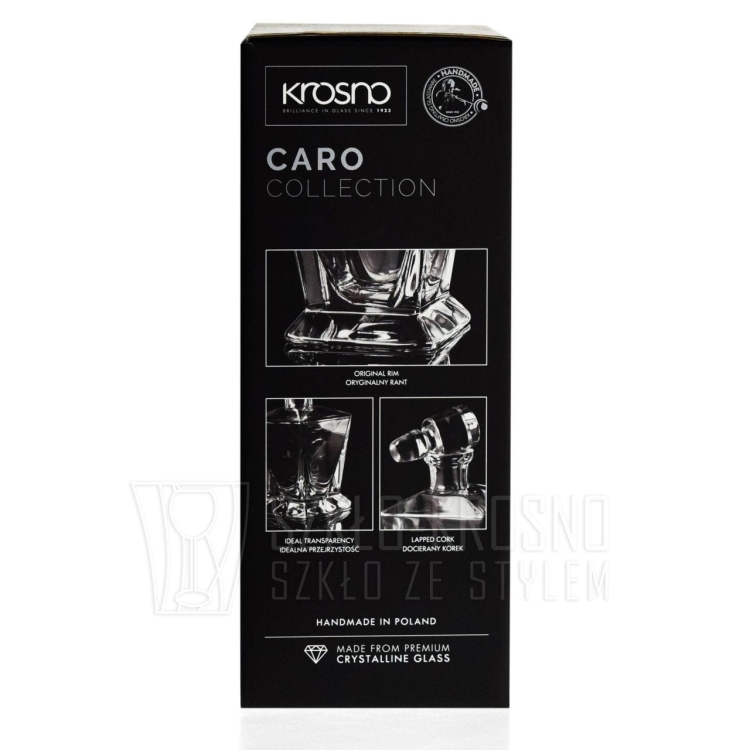 Karafka do whisky KROSNO Handmade Caro (3) 750ml