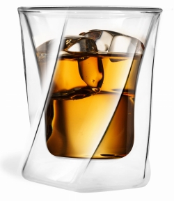 Oryginalna szklanka do Whisky z podwójną ścianką 300ml