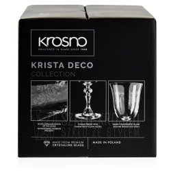 Kieliszki do wina czerwonego KROSNO Prestige KRISTA-DECO 220ml