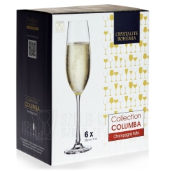 Kieliszki do szampana BOHEMIA Columba 260ml