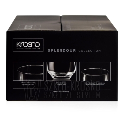 Szklanki do whisky, soku, wody, napojów KROSNO Splendour 400ml