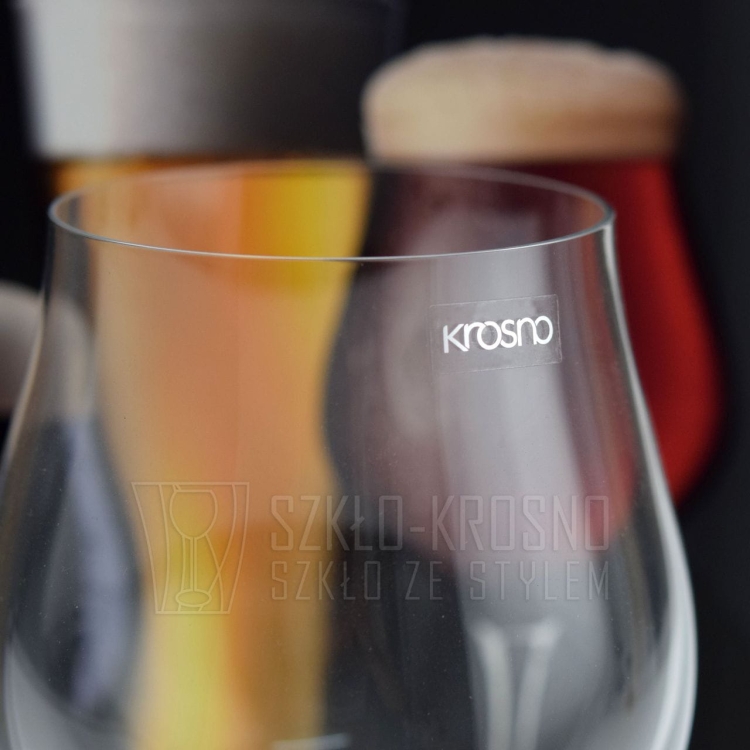 Zestaw szkła do różnego rodzaju piwa - KROSNO Piwa Konesera - Brewery