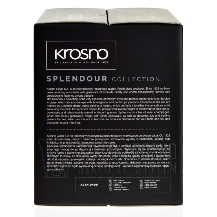 Szklanki do piw rzemieślniczych IPA KROSNO Splendour 400ml