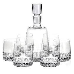 Ekskluzywny zestaw do whisky 6+1 KROSNO Fiord